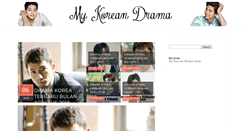 Desktop Screenshot of mykoreandrama.com